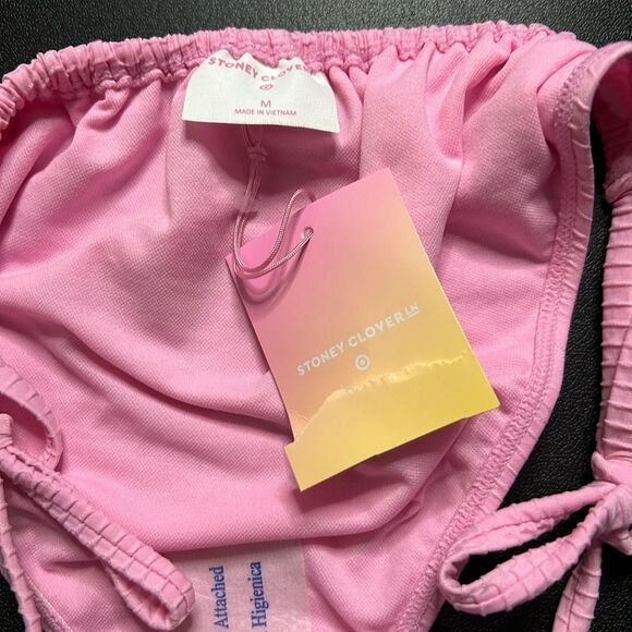 Stoney Clover Lane X Target Textured Side Tie Bikini Bottom - Picture 7 of 7